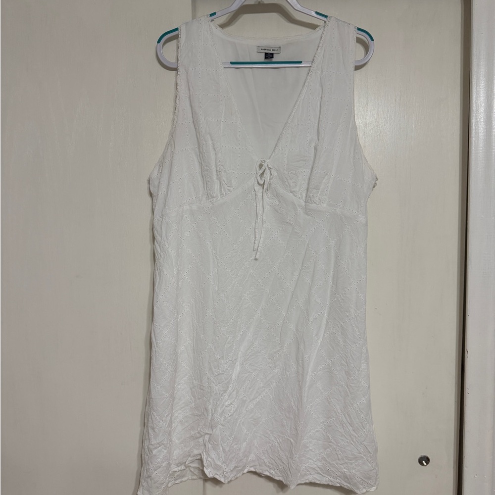 White Eyelet Dress